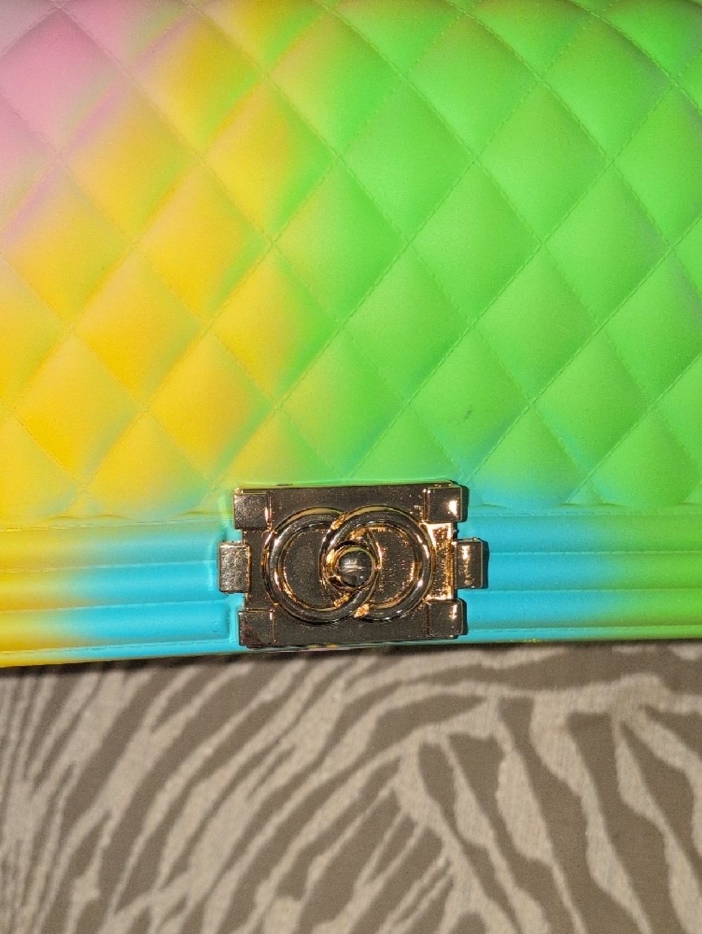 Jelly PVC Rainbow Shoulder Bag - NWT Has 1 Callout - Picture 2 of 13
